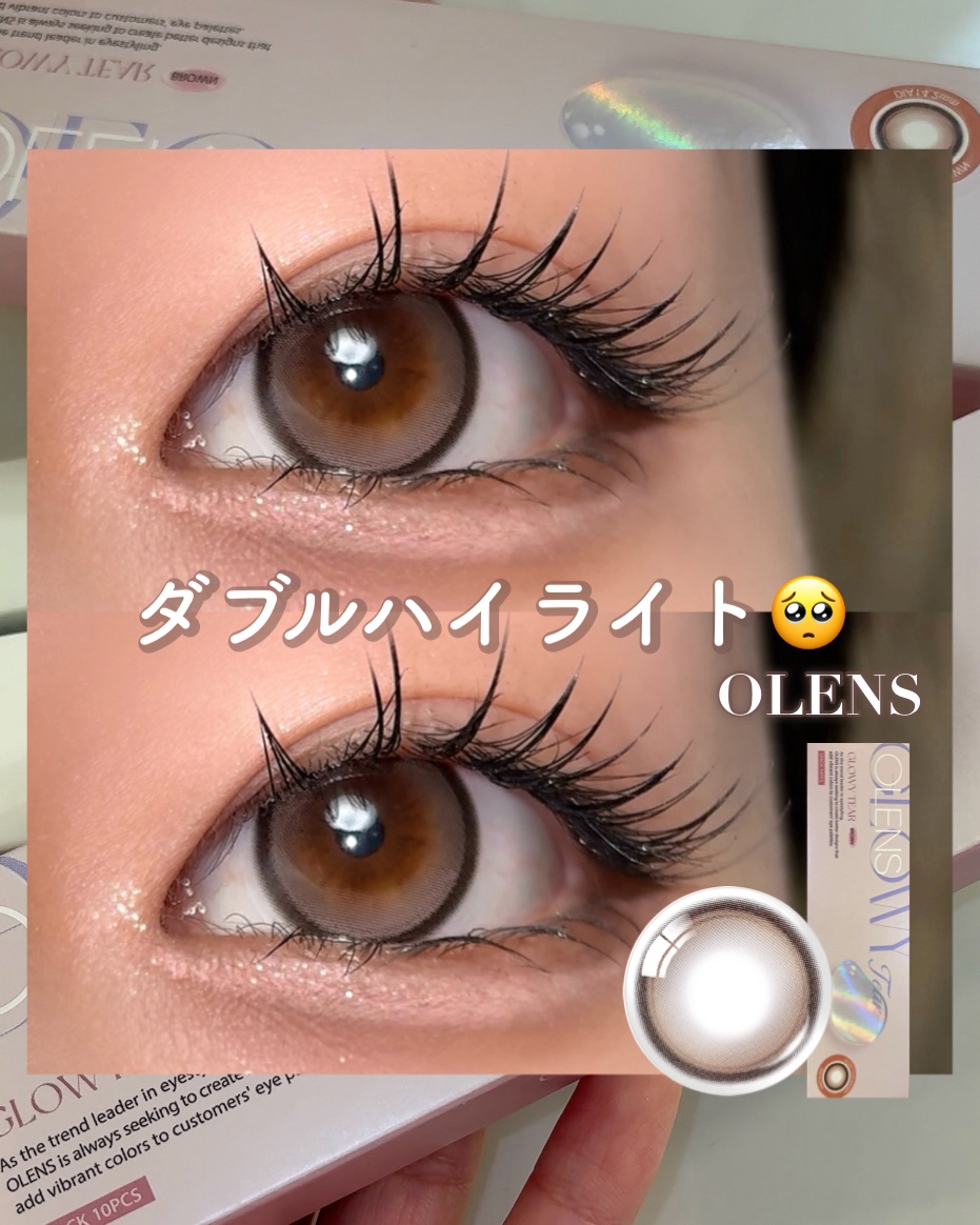 Glowy Tear 1day/OLENS/ワンデー（１DAY）カラコンを使ったクチコミ（1枚目）