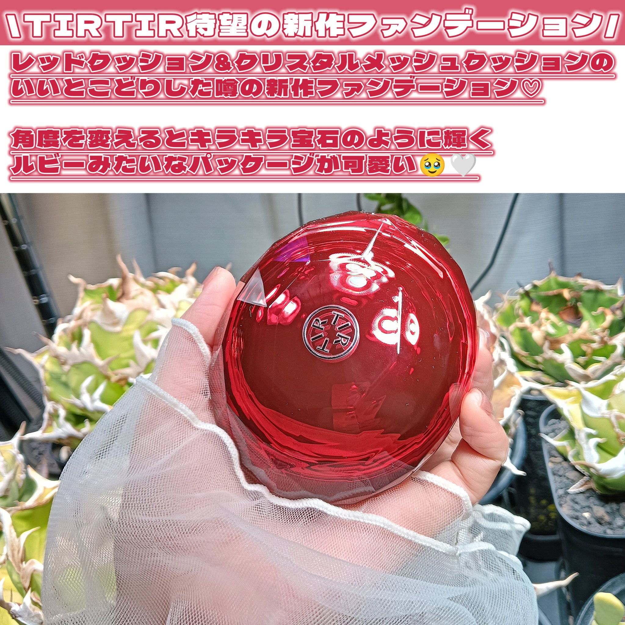 MASK FIT RUBY MESH CUSHION/TIRTIR(ティルティル)/クッションファンデーションを使ったクチコミ（2枚目）