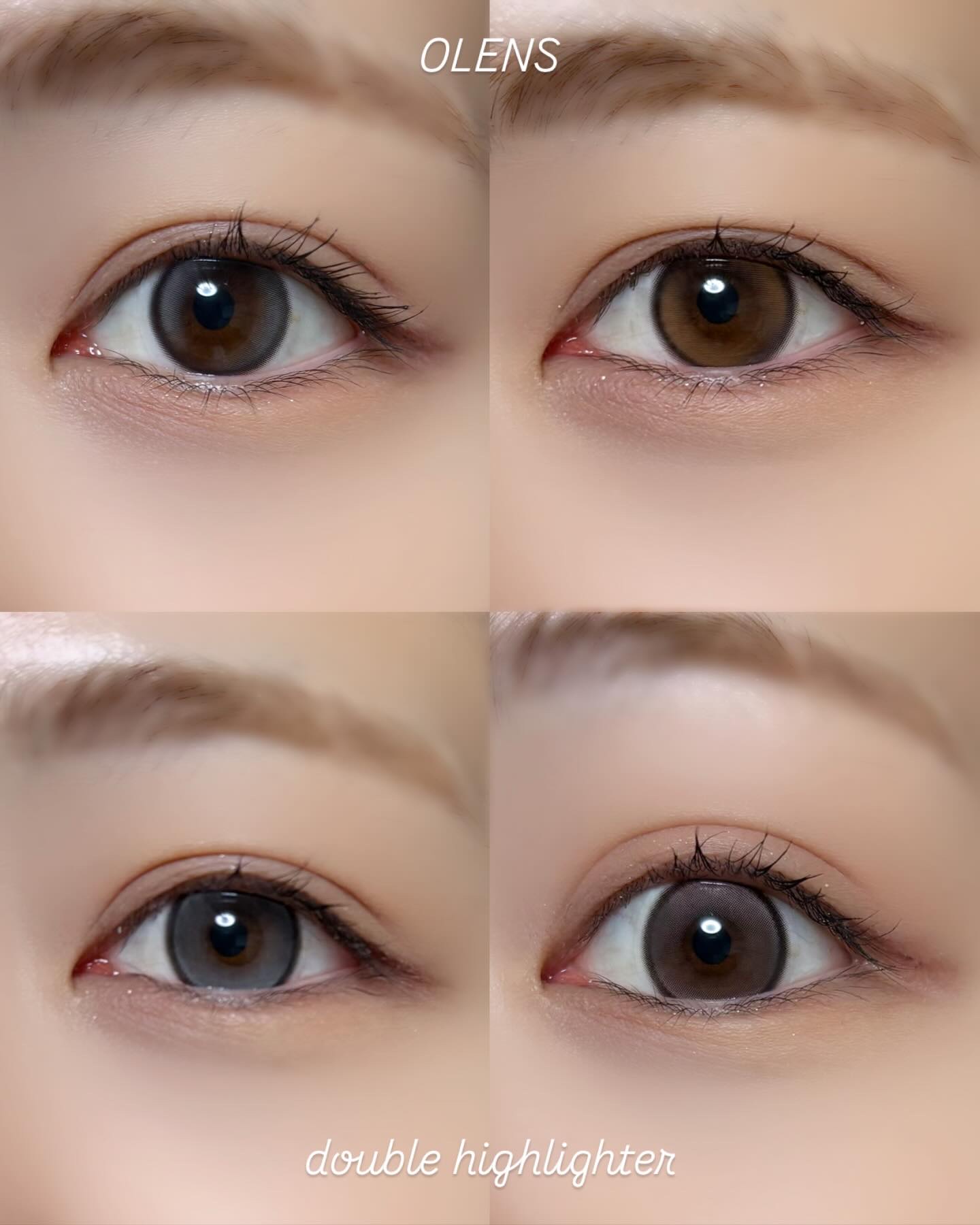 Double Tint 1day/OLENS/カラーコンタクトレンズを使ったクチコミ（1枚目）