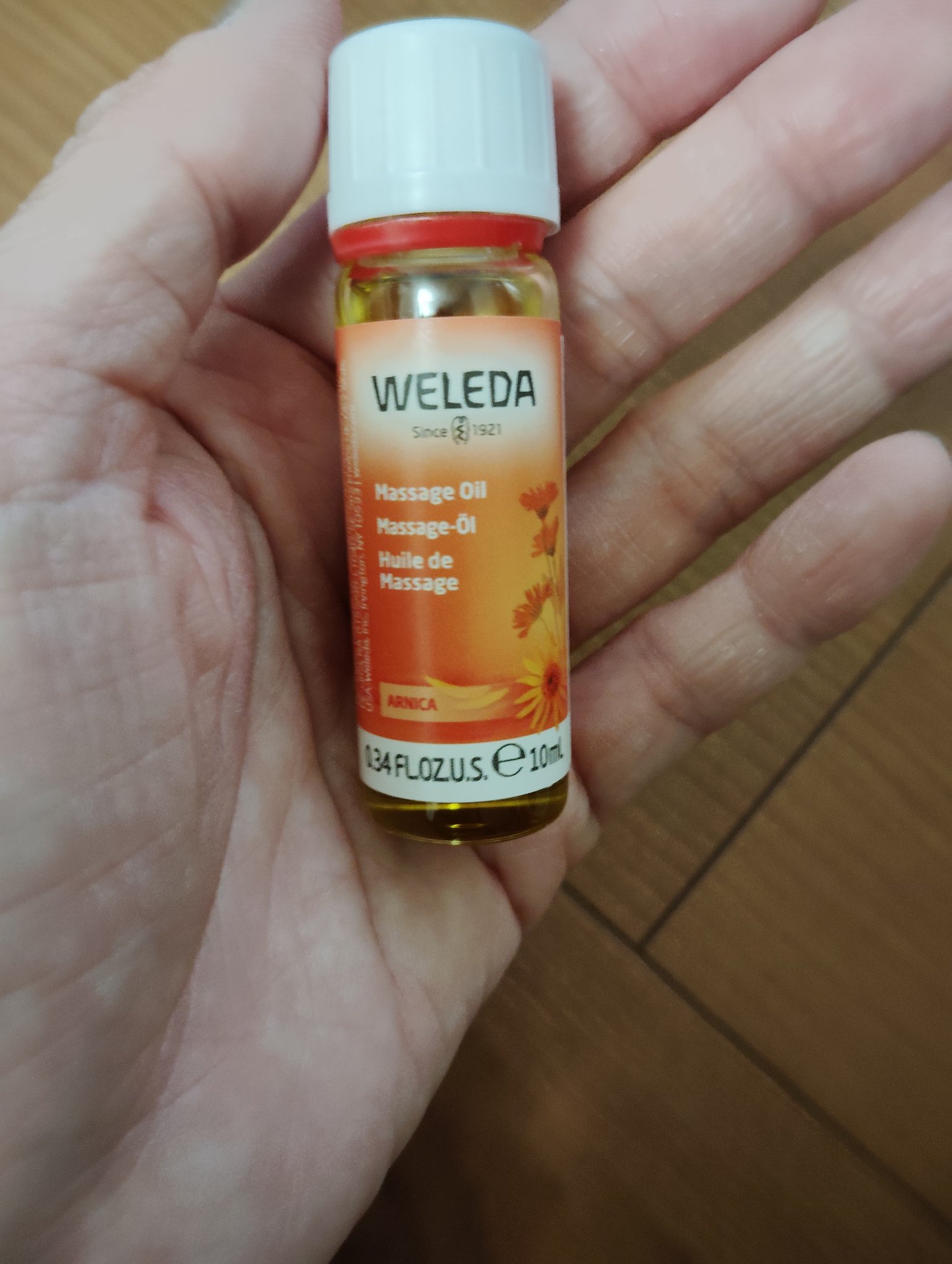 アルニカ マッサージオイル /WELEDA/ボディオイルを使ったクチコミ（1枚目）