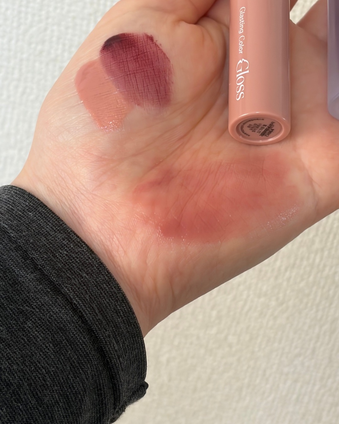 グラスティングカラーグロス/rom&nd/リップグロスを使ったクチコミ（3枚目）