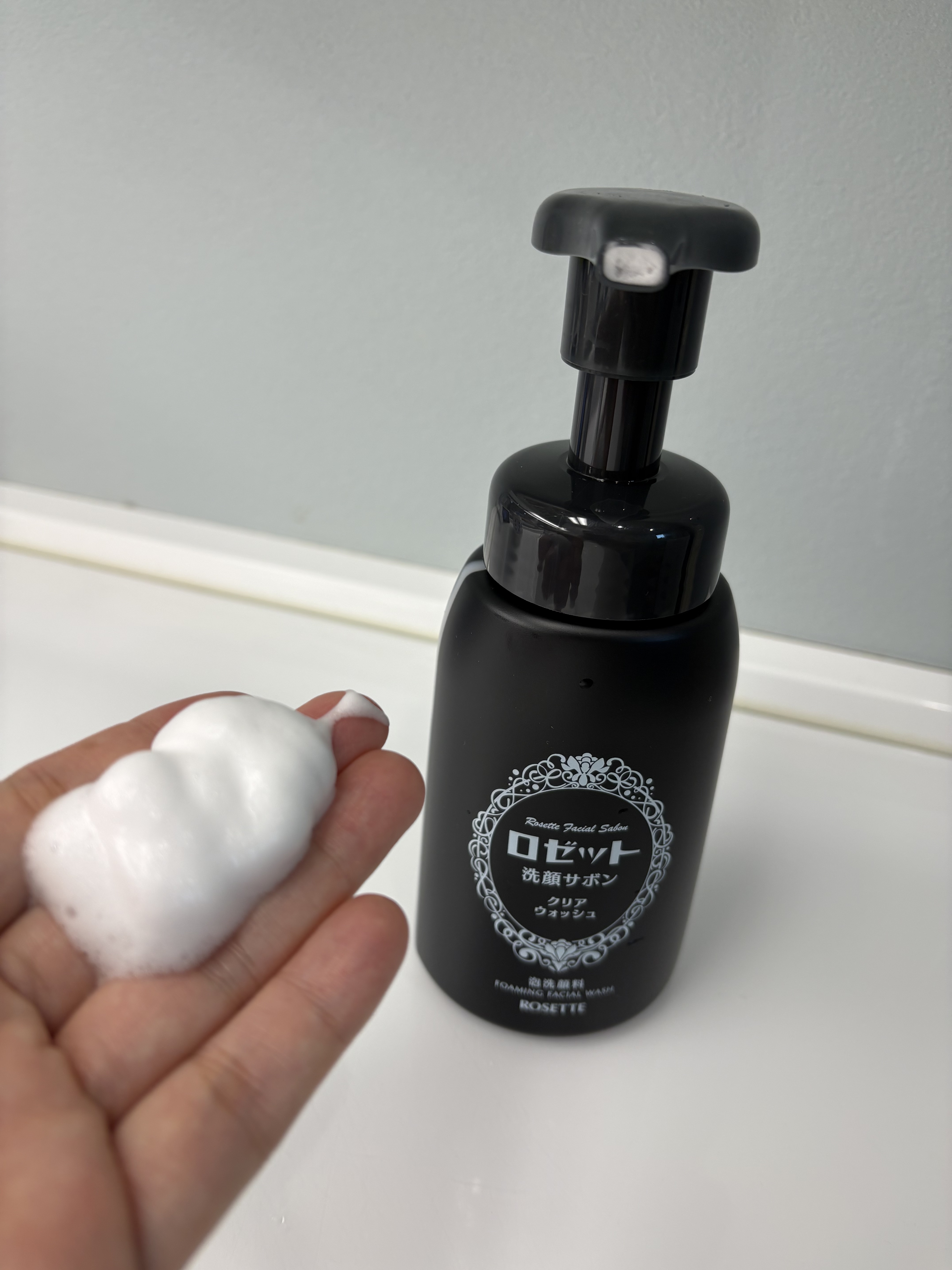 ロゼット洗顔サボン クリアウォッシュ 180mL/ロゼット/泡洗顔を使ったクチコミ（1枚目）