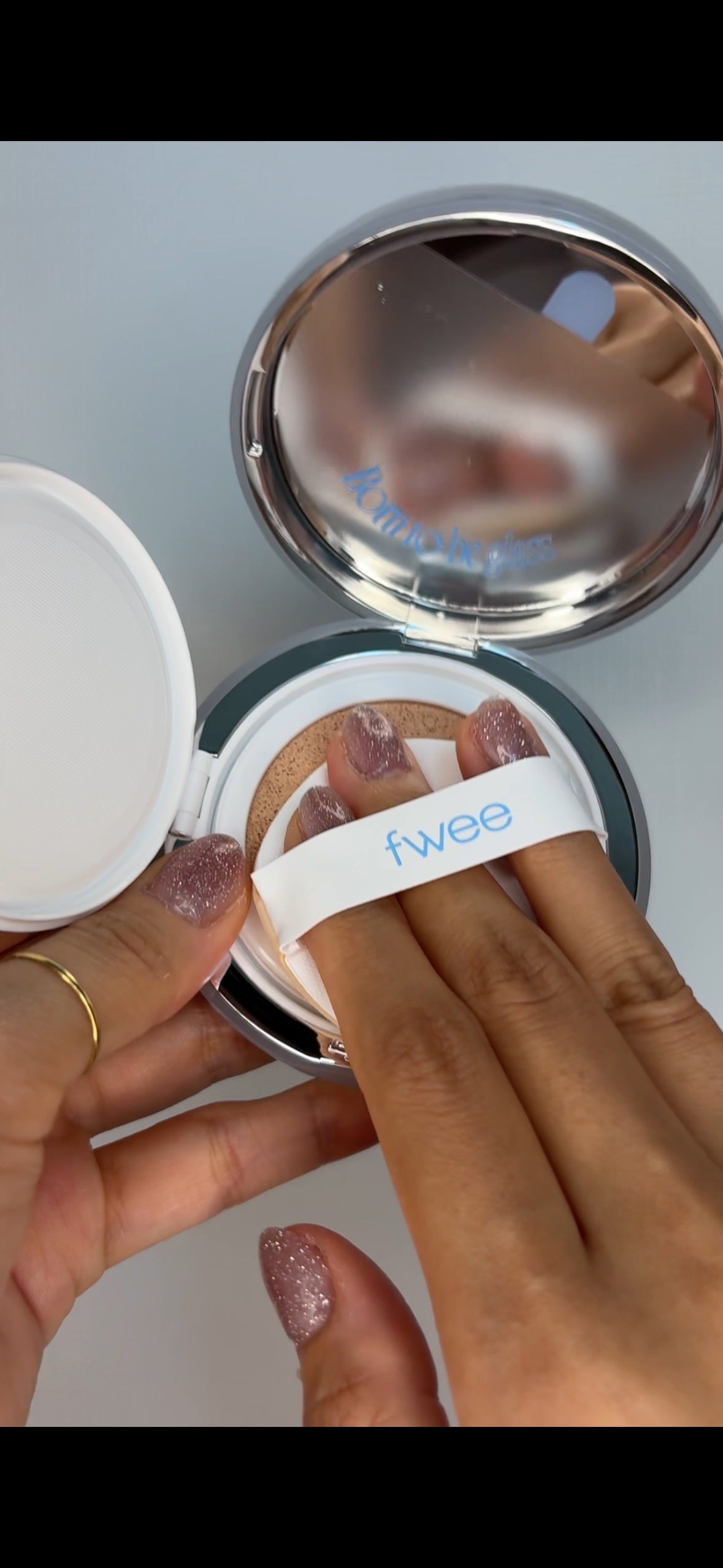 フィー クッションガラス ナチュラル/fwee/クッションファンデーションを使ったクチコミ(2枚目)