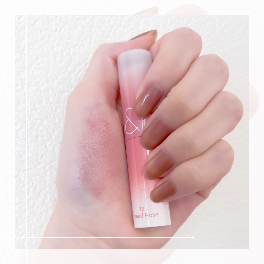 グラスティングメルティングバーム/rom&nd/リップバームを使ったクチコミ（2枚目）