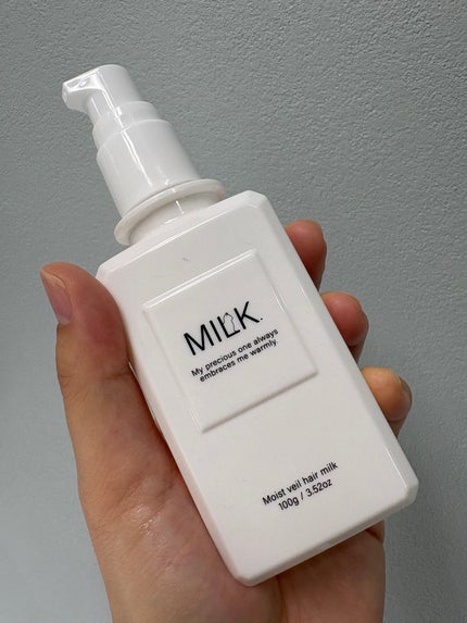 モイストヴェール ヘアミルク<無香料>/MILK./ヘアミルクを使ったクチコミ(1枚目)