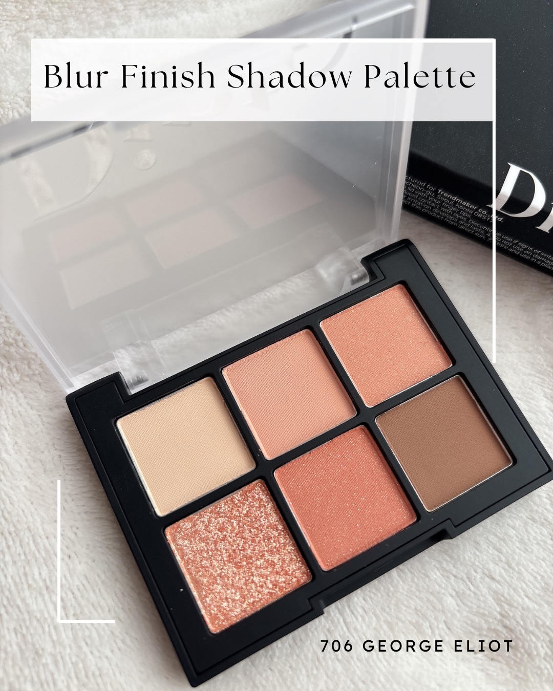 ブラーフィニシュシャドウパレット/Dinto/アイシャドウパレットを使ったクチコミ（2枚目）