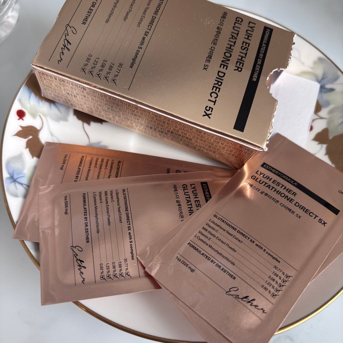 ヨエスターグルタチオンダイレクト５X/ESTHER FORMULA/美容サプリメントを使ったクチコミ（1枚目）