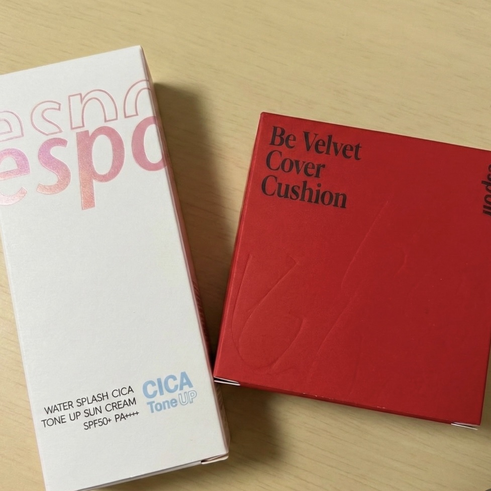 ウォータースプラッシュシカトーンアップクリーム/espoir/化粧下地を使ったクチコミ（1枚目）