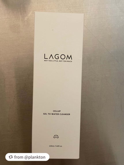 ラゴム ジェルトゥウォーター クレンザー(朝用洗顔)/LAGOM /その他洗顔料を使ったクチコミ(3枚目)