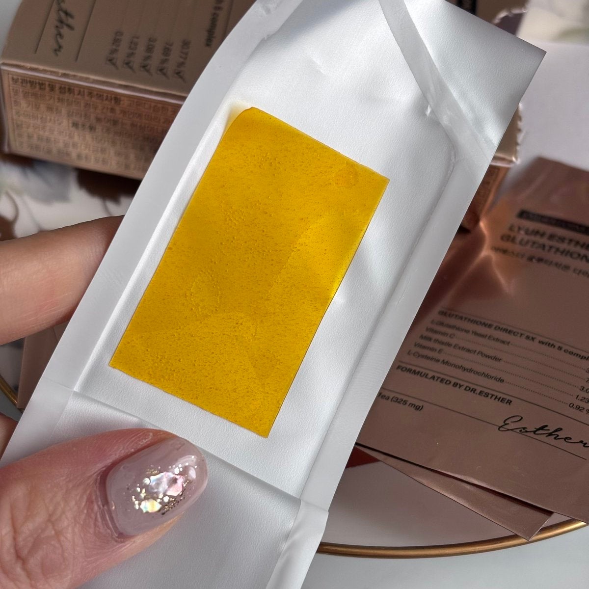 ヨエスターグルタチオンダイレクト５X/ESTHER FORMULA/美容サプリメントを使ったクチコミ（2枚目）