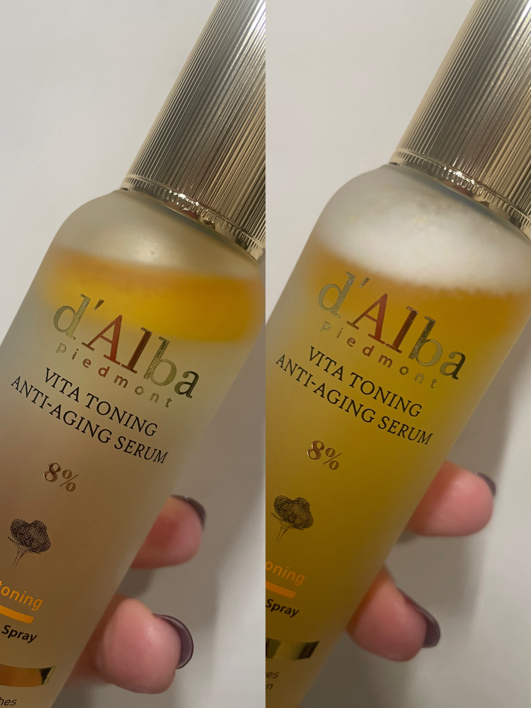 ビタトーニングアンチエイジングスプレーセラム8％/ダルバ/美容液を使ったクチコミ（2枚目）