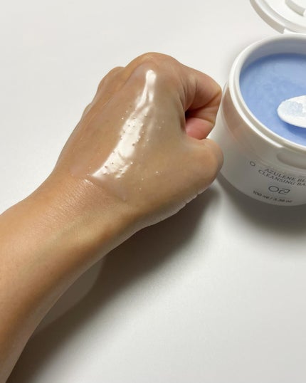 アズレンブルークレンジングバーム/原料工房/クレンジングバームを使ったクチコミ(6枚目)