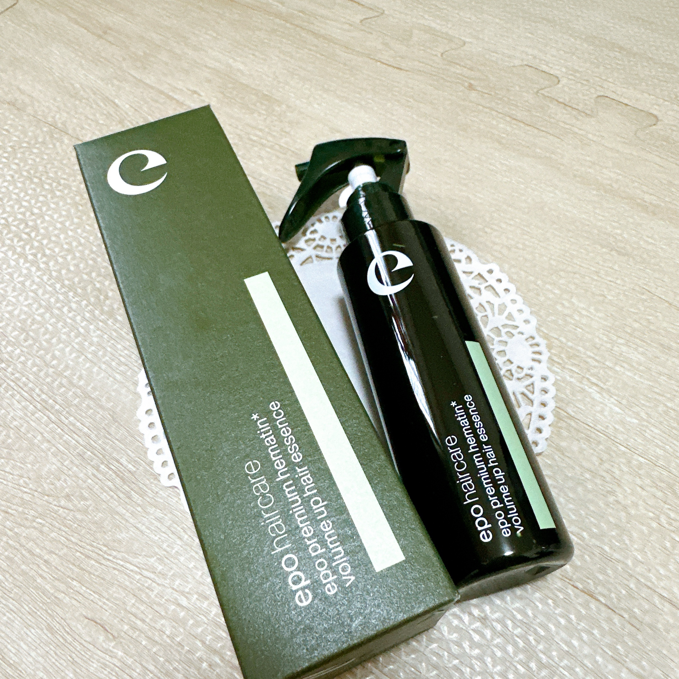 エポプレミアムヘマチン/epo/洗い流すヘアトリートメントを使ったクチコミ（2枚目）