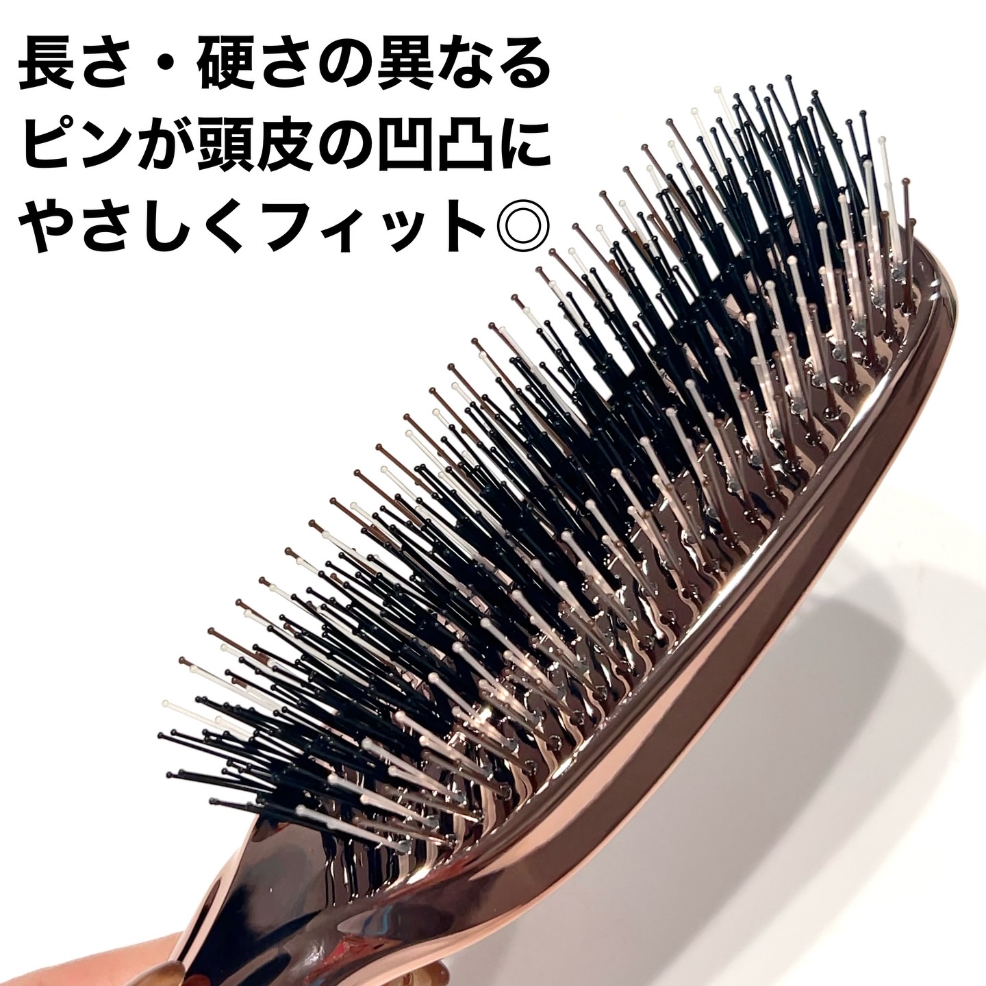 リノン スカルプケアブラシ/Linon/スカルプブラシを使ったクチコミ（3枚目）