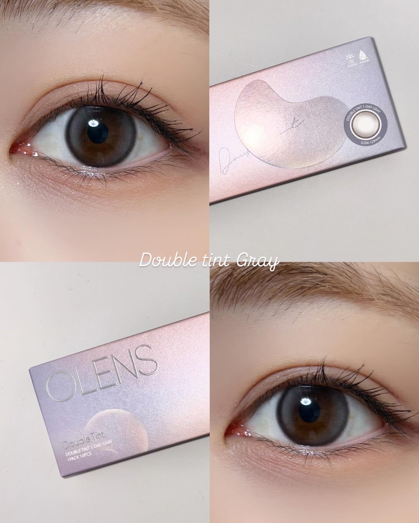 Double Tint 1day/OLENS/カラーコンタクトレンズを使ったクチコミ（3枚目）