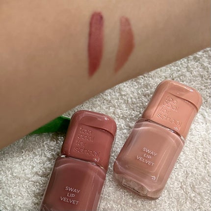 スウェイリップベルベット/too cool for school/リップティントを使ったクチコミ(2枚目)