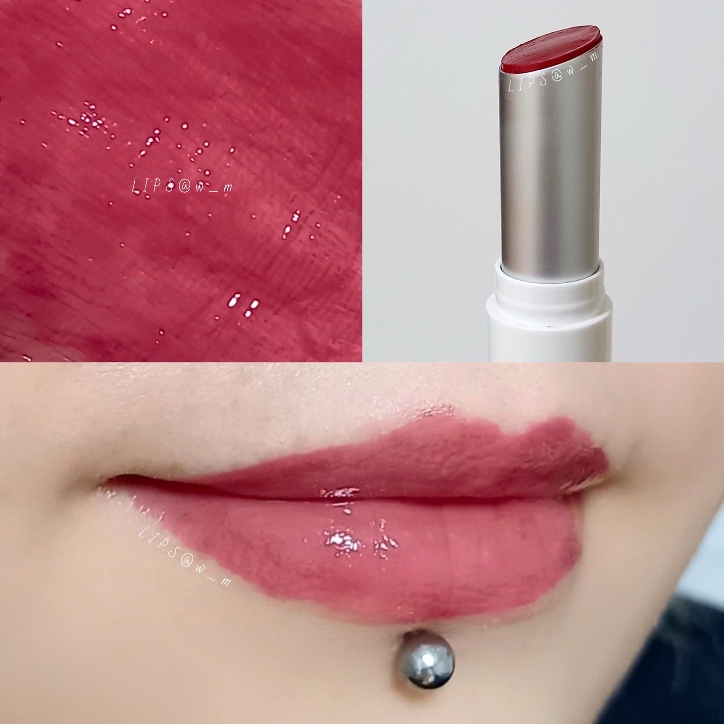 グラスティングメルティングバーム/rom&nd/リップバームを使ったクチコミ(1枚目)