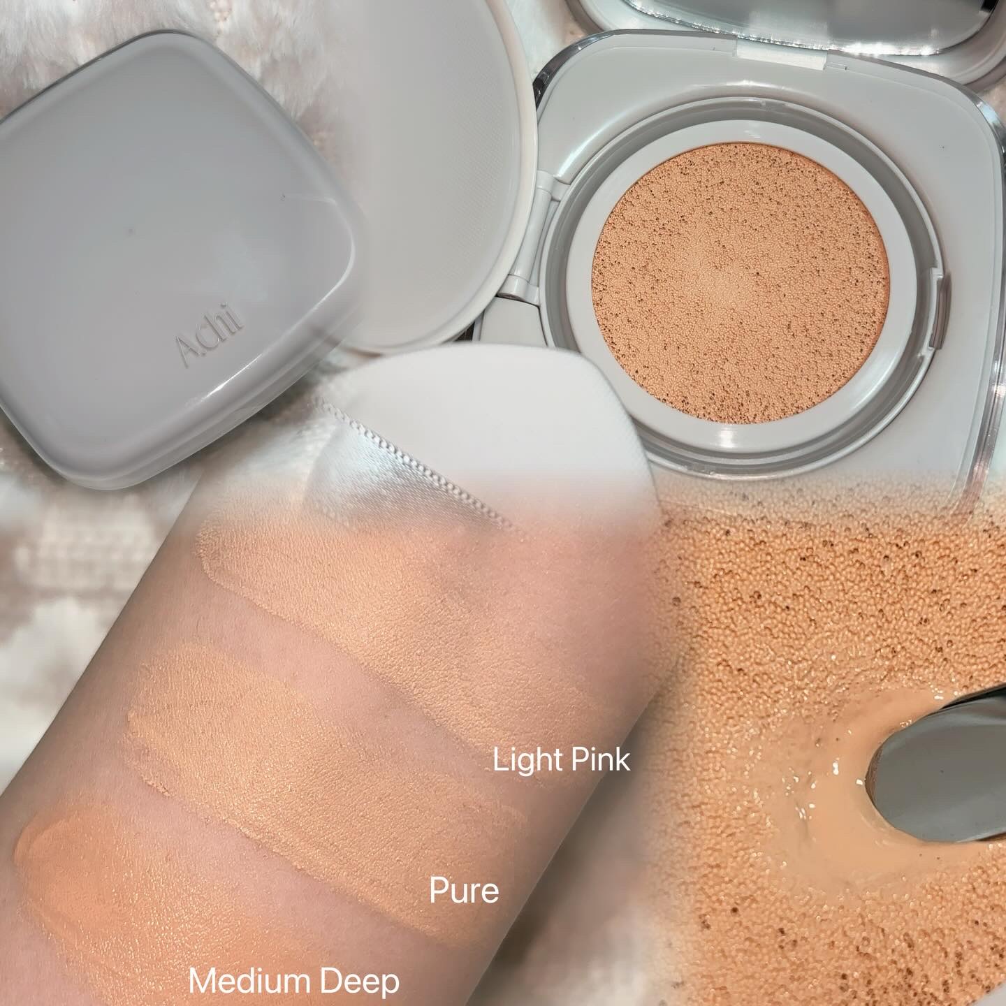 すっぴんフィットクッション/A.chi/クッションファンデーションを使ったクチコミ（2枚目）