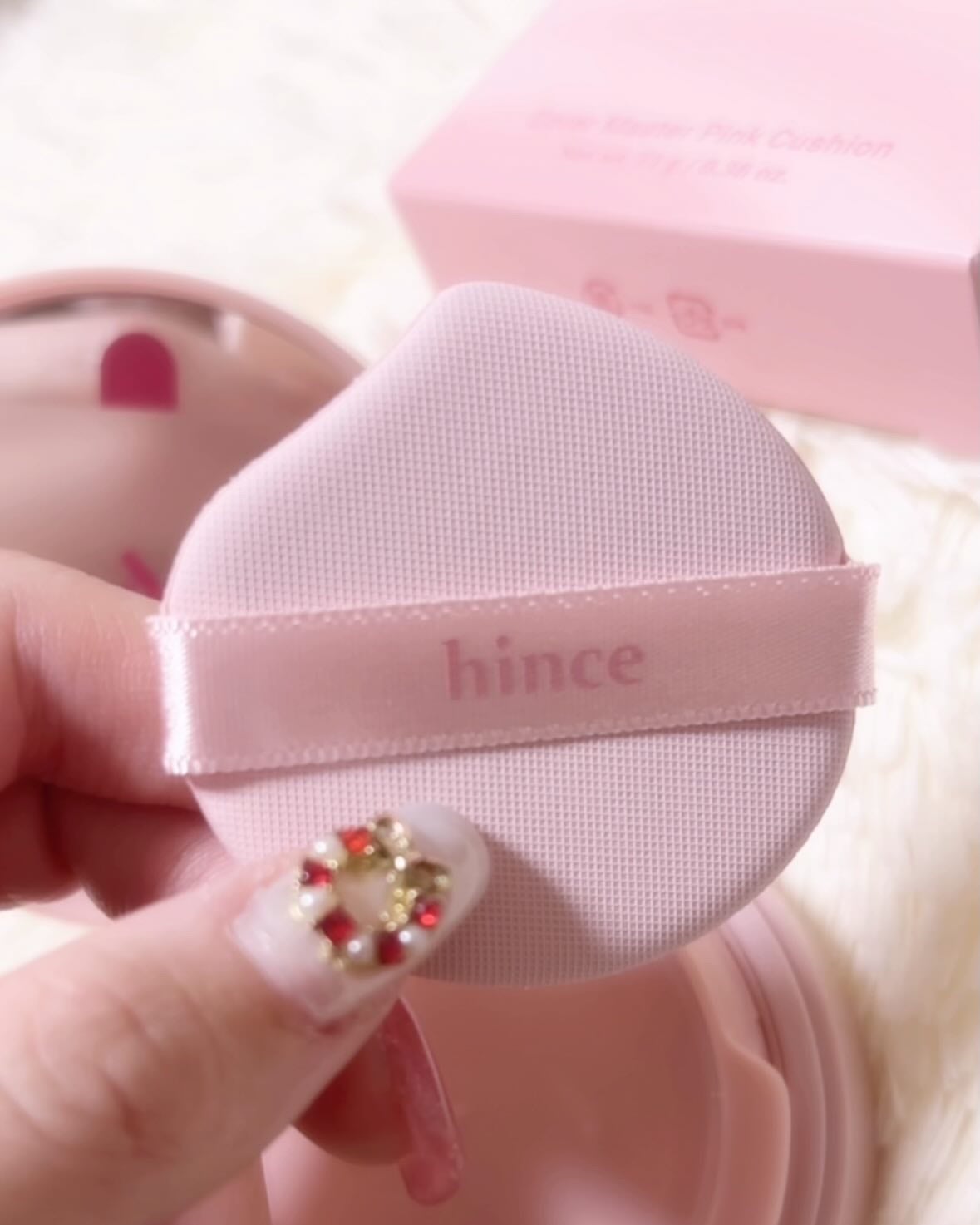 カバーマスターピンククッション/hince/クッションファンデーションを使ったクチコミ(3枚目)