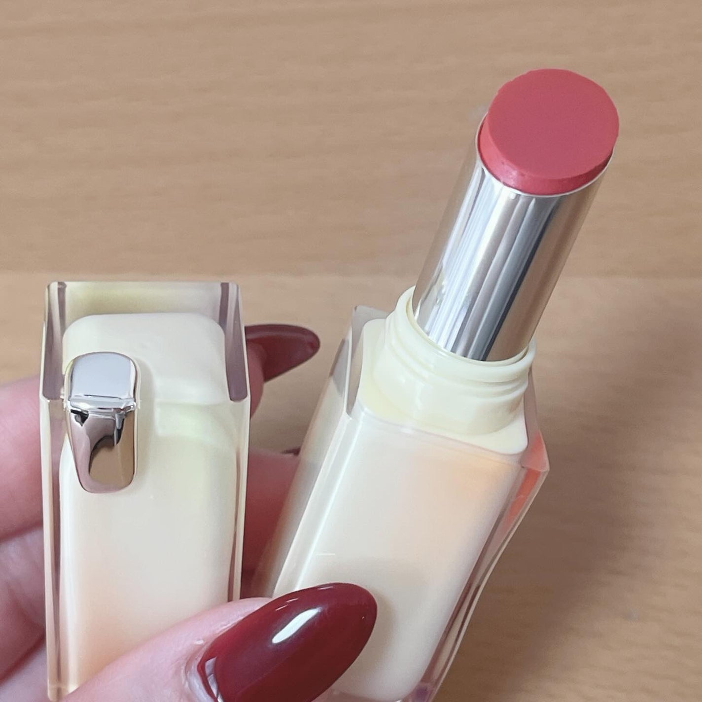 夏禅シリーズ 水光シアーリップスティック/Joocyee/口紅を使ったクチコミ(2枚目)