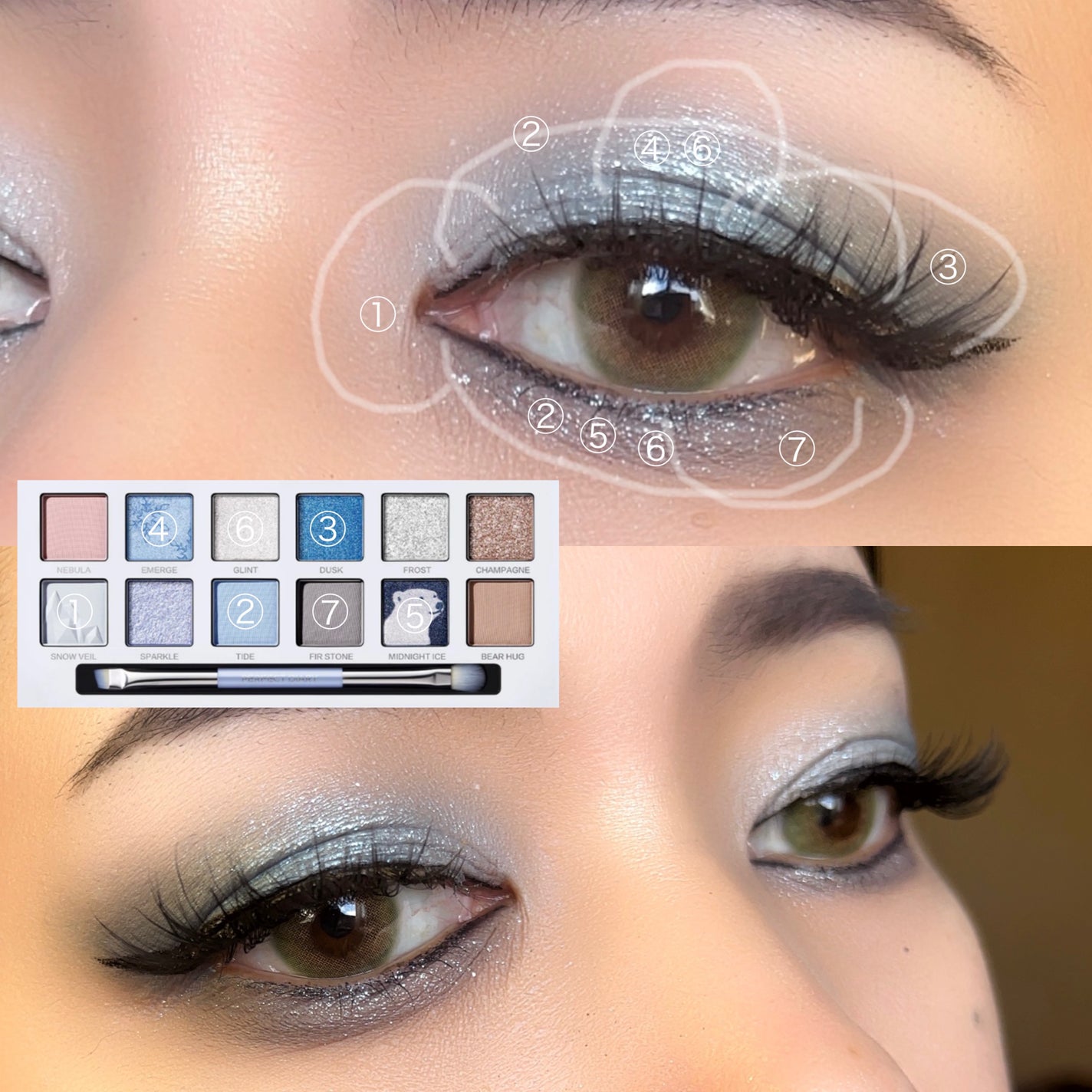 エクスプローラ12色 動物アイシャドウパレット/PERFECT DIARY/アイシャドウパレットを使ったクチコミ(4枚目)