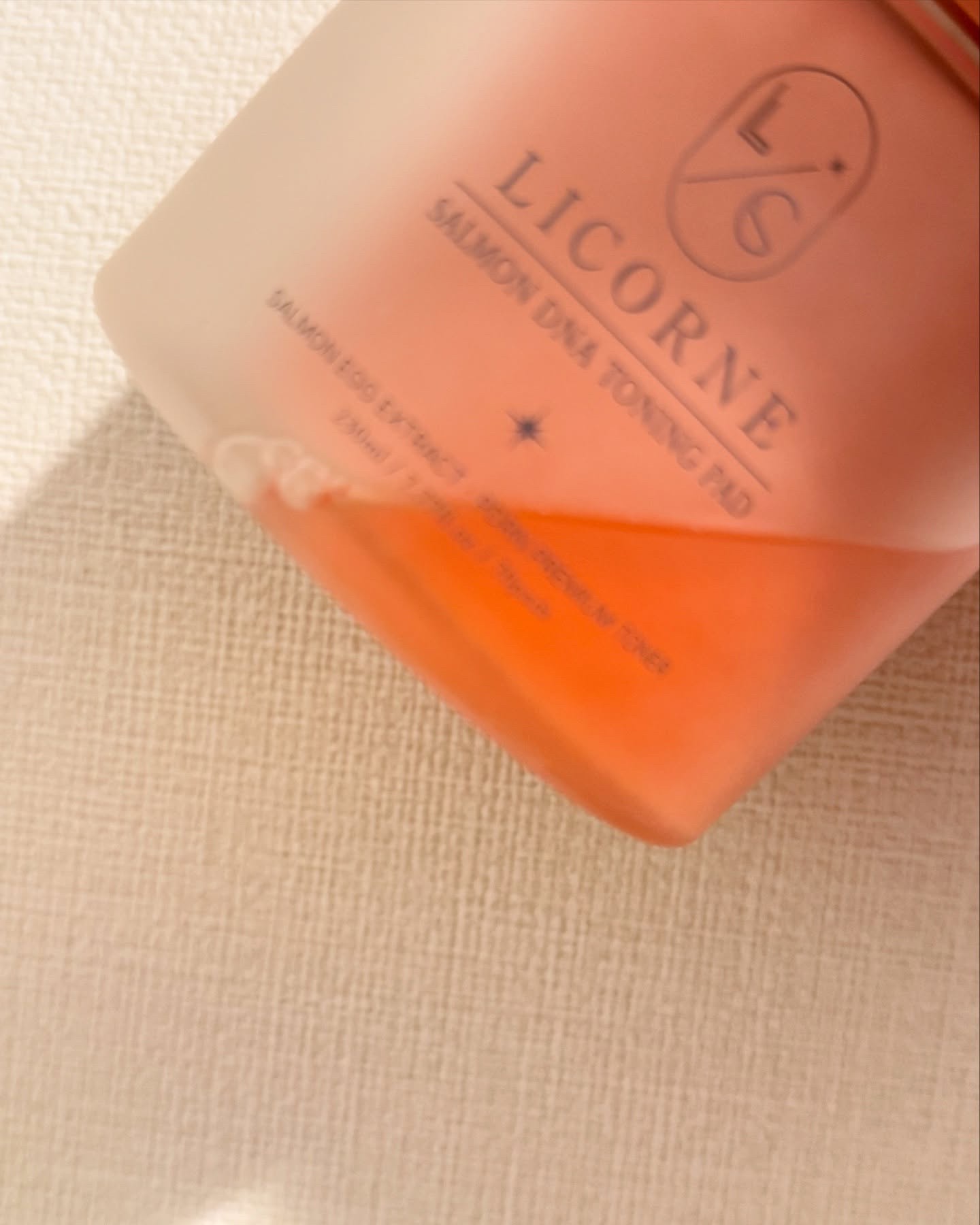 PDRN サーモンDNA トナーパッド/LICORNE/トナーパッドを使ったクチコミ（2枚目）