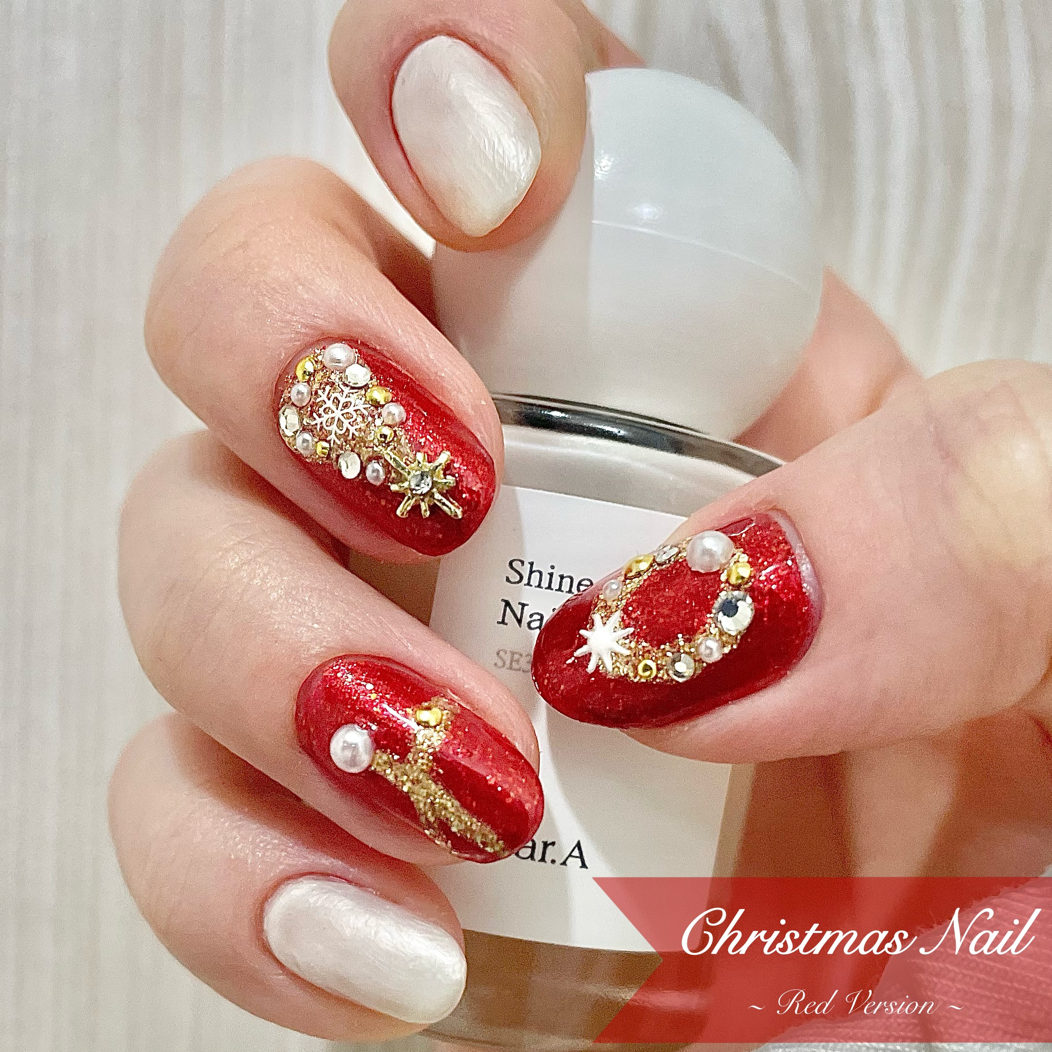 ネイルパーツ/セリア/ネイルチップ・パーツを使ったクチコミ（1枚目）