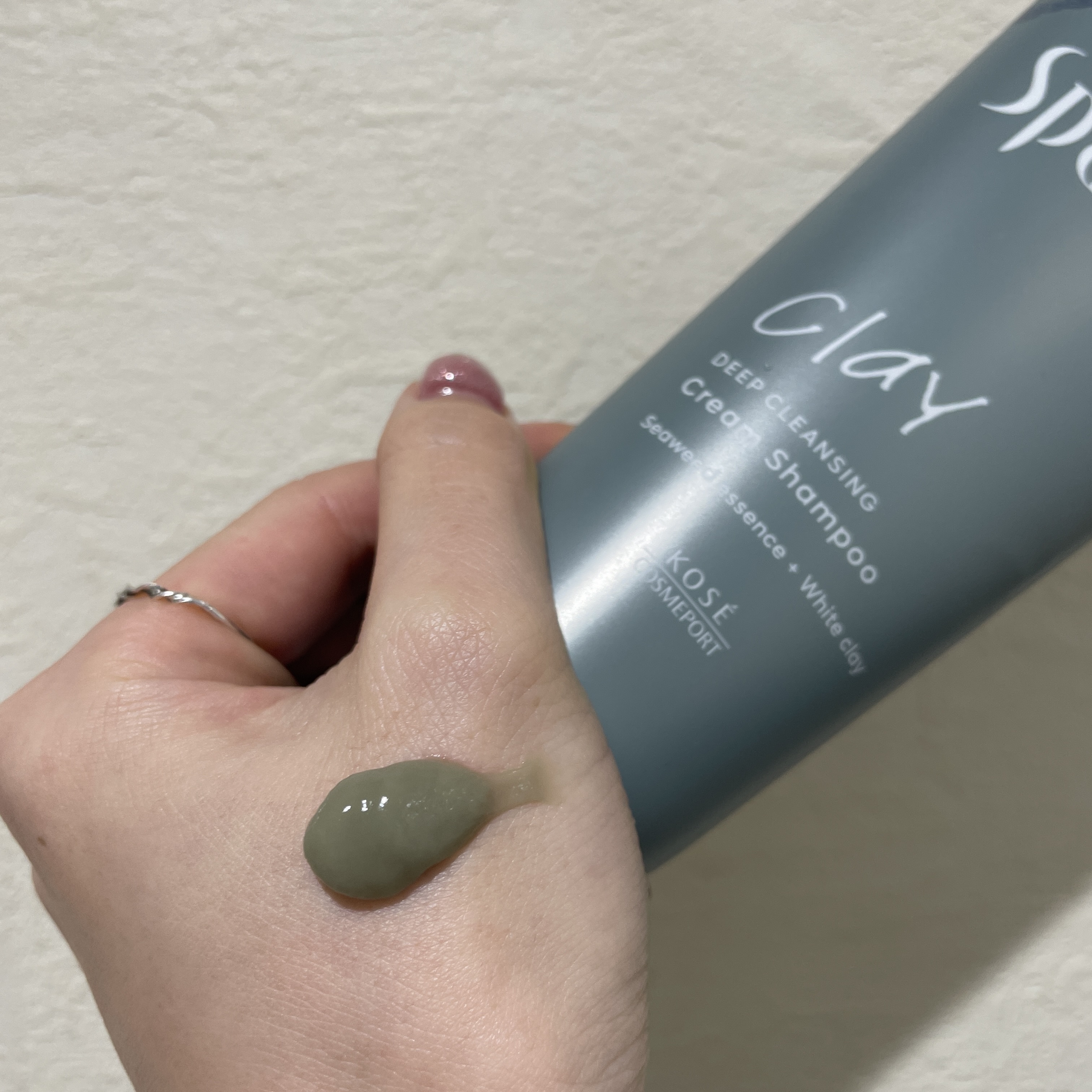 スパタイム クリームシャンプー （ディープクレンジング）/Spa time/市販シャンプーを使ったクチコミ（2枚目）