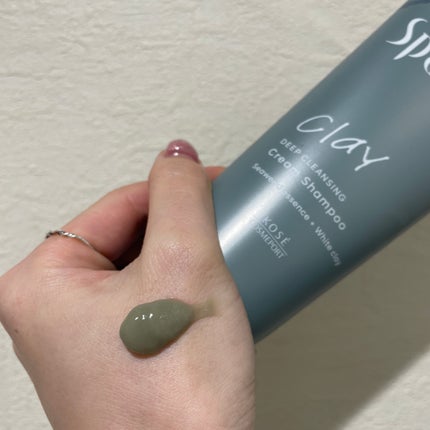 スパタイム クリームシャンプー (ディープクレンジング)/Spa time/市販シャンプーを使ったクチコミ(2枚目)