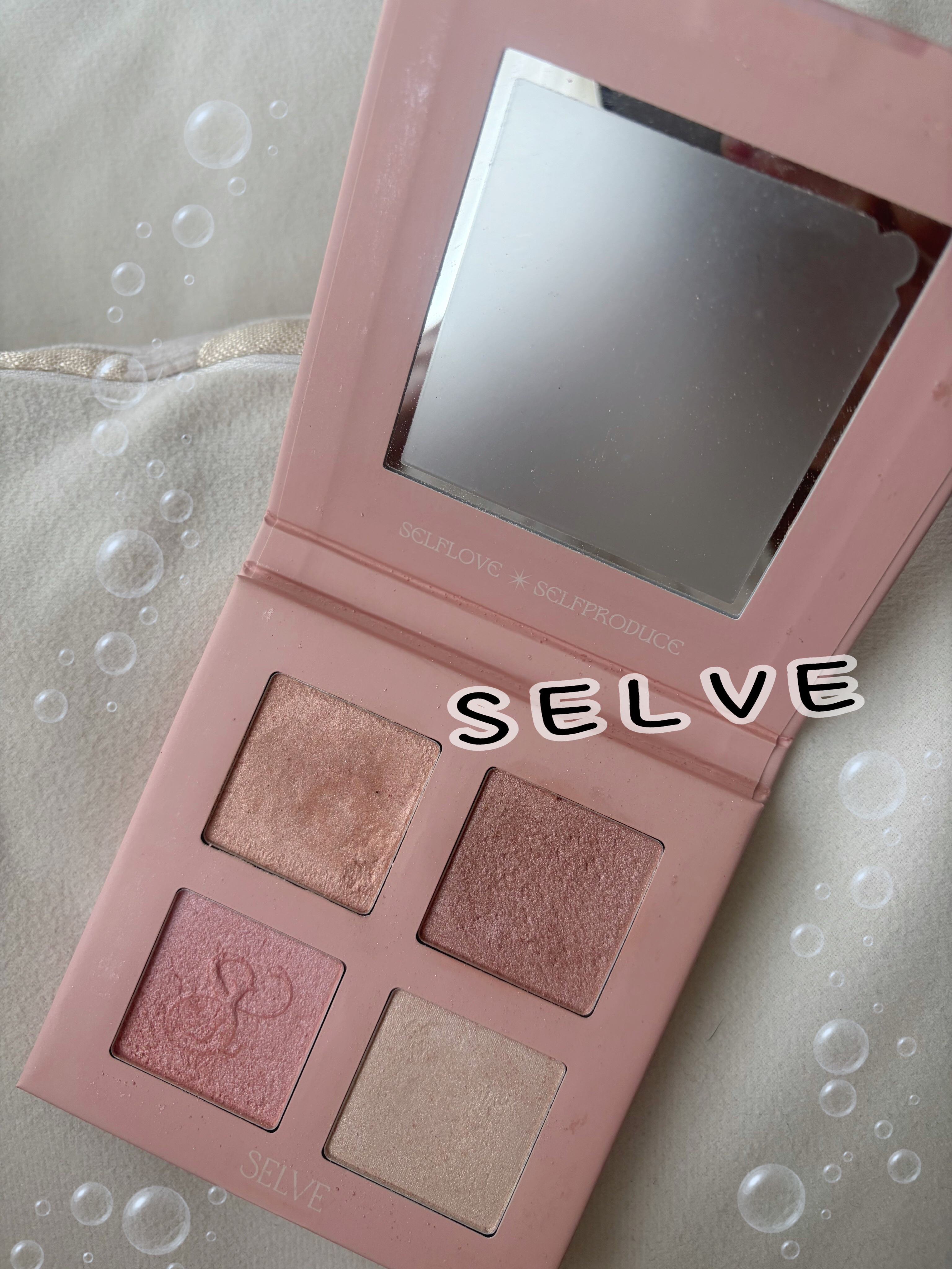 プリズムショットマルチハイライトパレット/SELVE/パウダーハイライトを使ったクチコミ（1枚目）