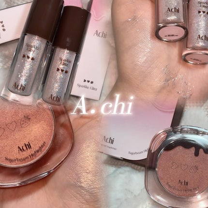 シュガービームハイライター/A.chi/パウダーハイライトを使ったクチコミ(1枚目)