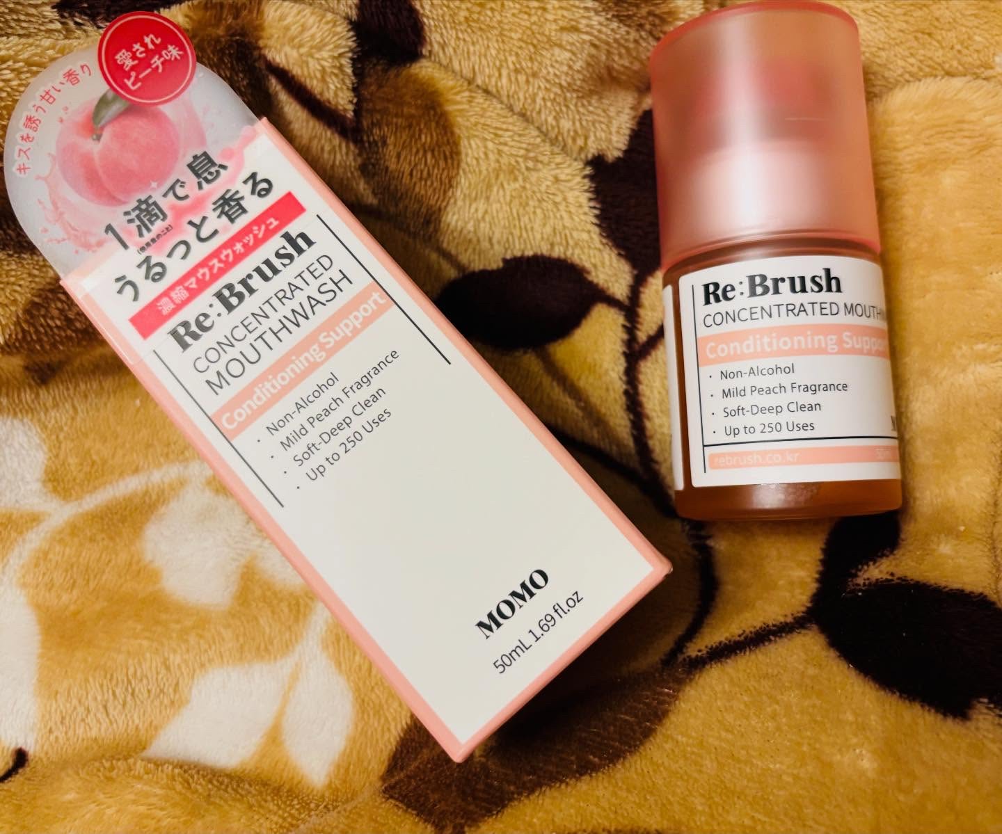 リブラッシュ モモ濃縮マウスウォッシュ/Re:Brush/マウスウォッシュ・スプレーを使ったクチコミ（1枚目）