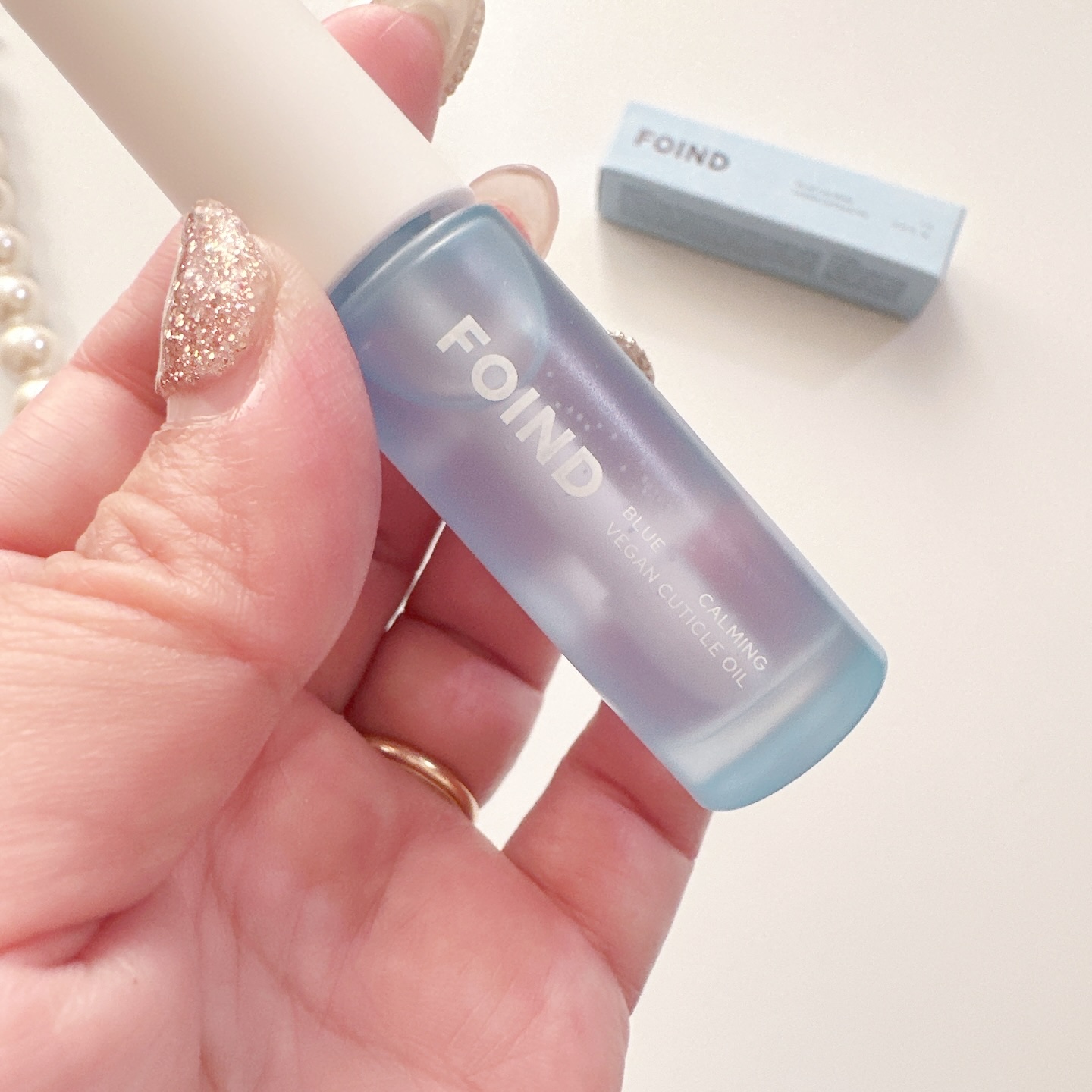 ブルーカルミングヴィーガンキューティクルオイル/FOIND/ネイルオイル・トリートメントを使ったクチコミ（3枚目）