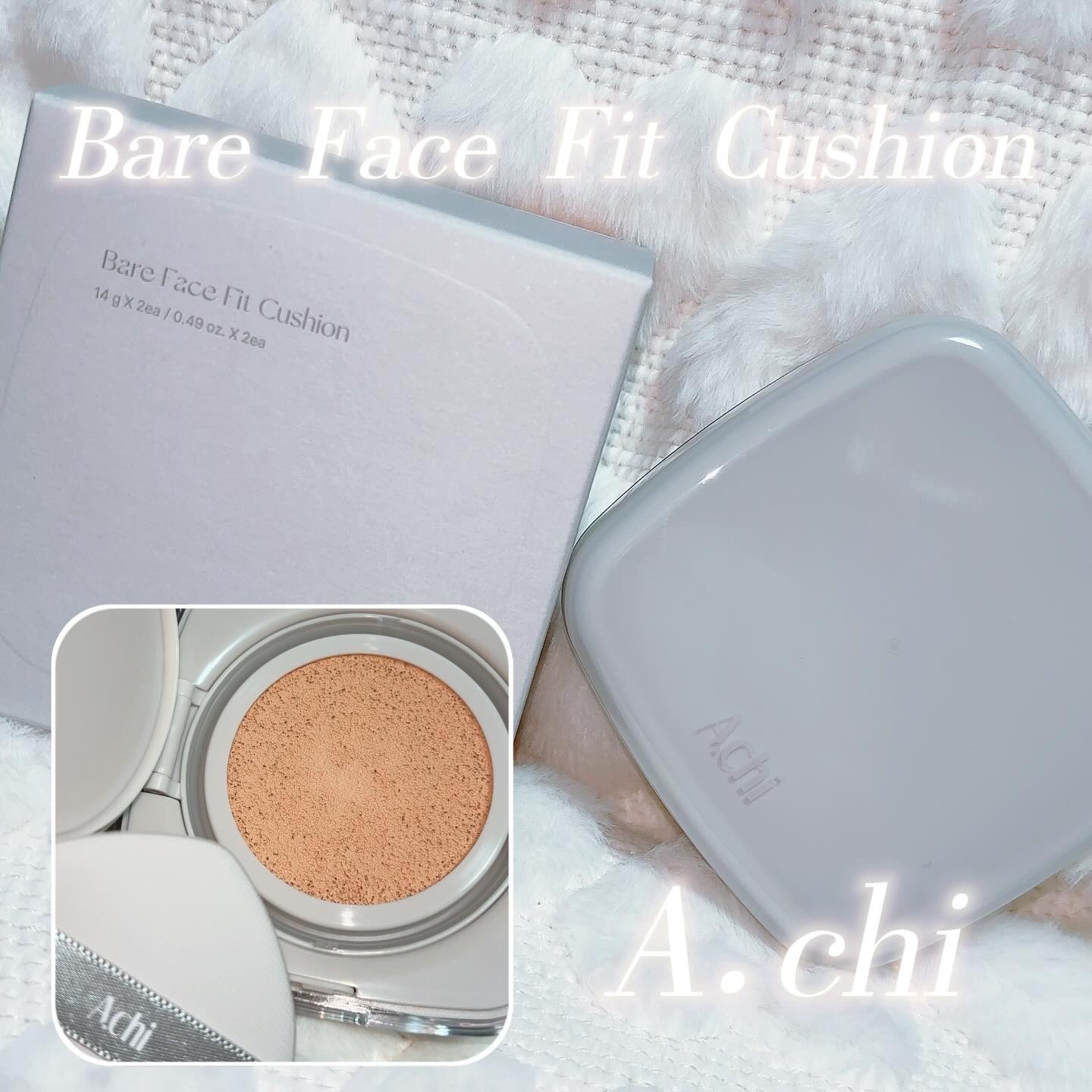 すっぴんフィットクッション/A.chi/クッションファンデーションを使ったクチコミ（1枚目）