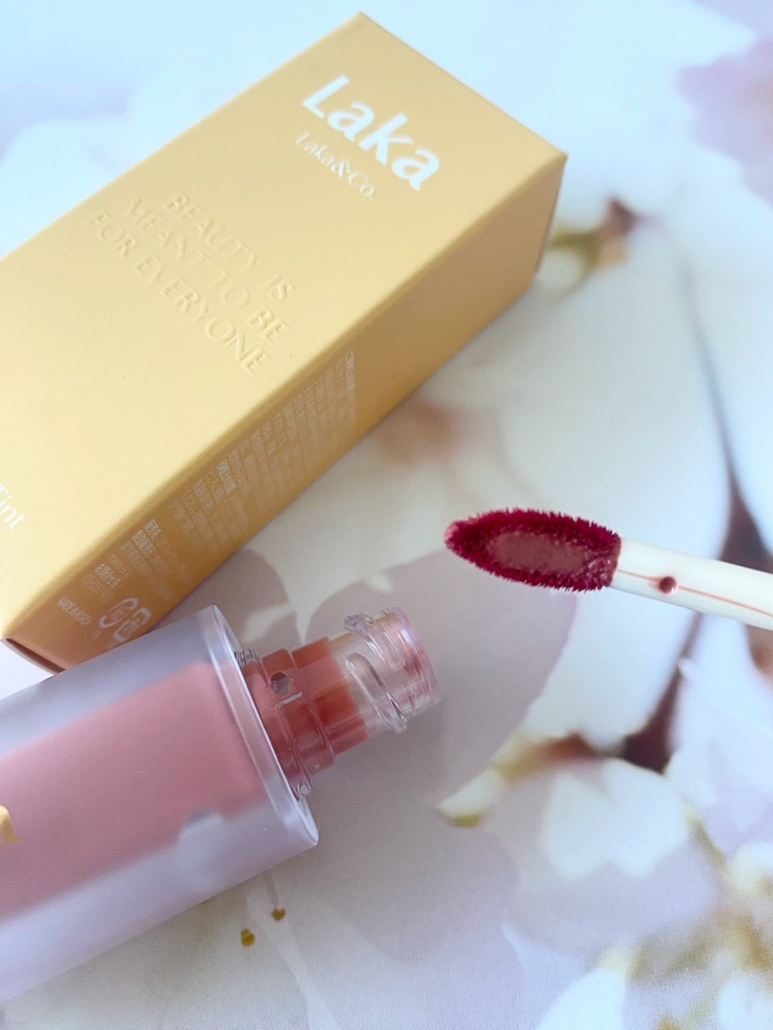 フルーティーグラムティント/Laka/リップティントを使ったクチコミ（2枚目）