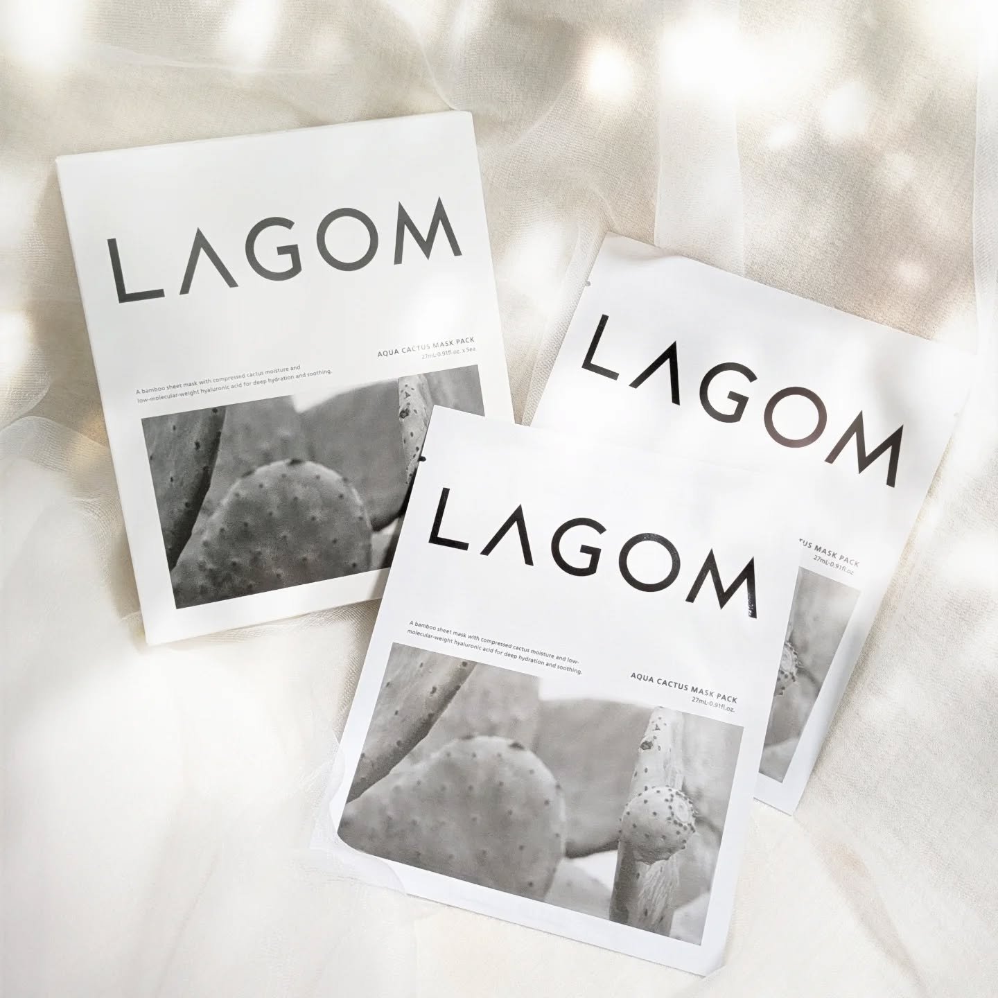 ディープモイスチャー スージングフェイスマスク（シートマスク）/LAGOM /シートマスク・パックを使ったクチコミ（1枚目）