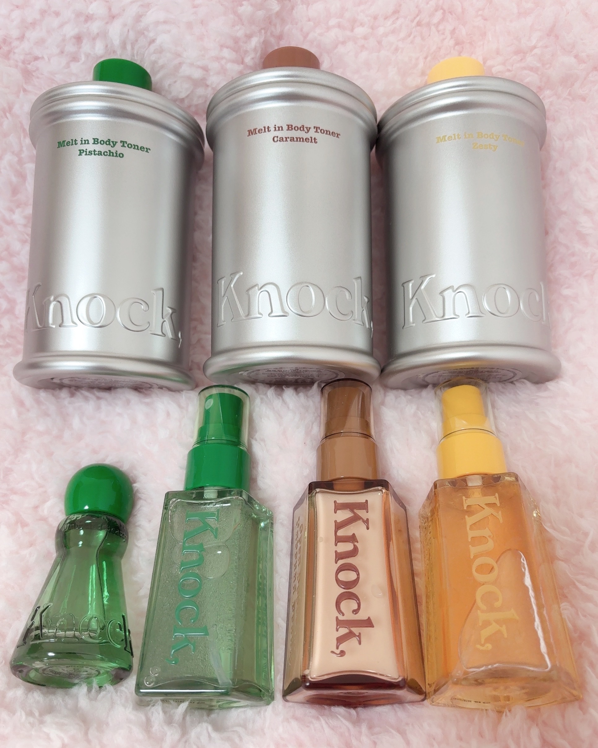 缶に入った可愛いボディ用化粧水…
Knock様よりいただきました🫧
香りが特徴的なボディケアで、化粧水・ミスト・オイルの3種類。

⚫️Melt In Body Toner
メルトイン ボディトナー

お風呂上がりやシャワー後に使うボディ