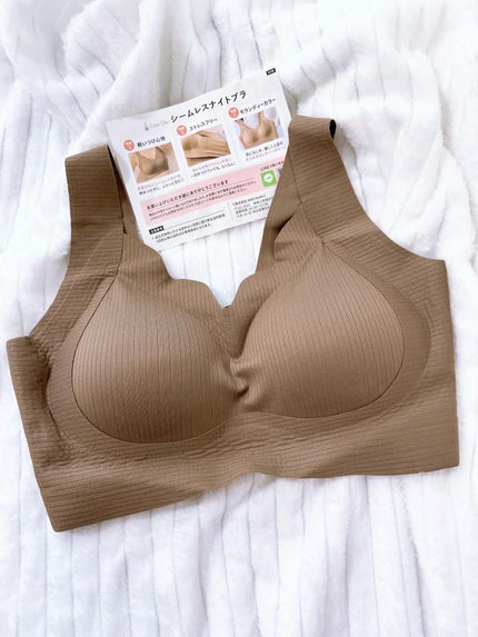 シームレスなみなみナイトブラ/LinoUlu/その他を使ったクチコミ(2枚目)