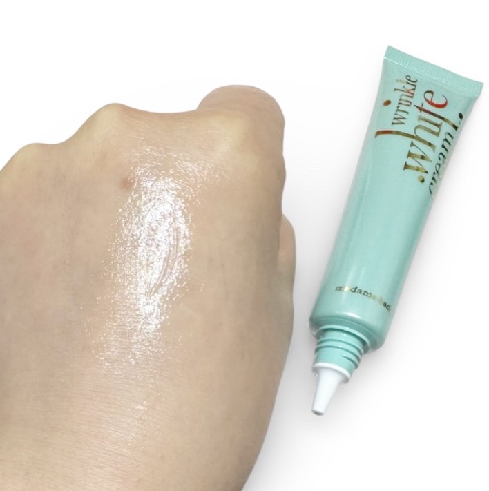 薬用リンクルホワイトクリーム/madama･hada（真珠肌）/フェイスクリームを使ったクチコミ（3枚目）