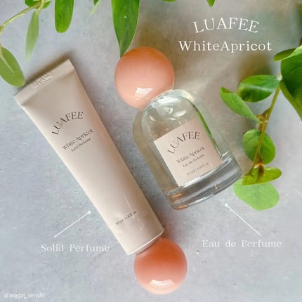 ソリッド パフューム ホワイトアプリコット/LUAFEE/練り香水を使ったクチコミ(1枚目)