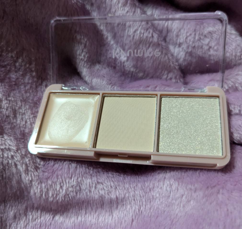 KM マルチハイライトパレット/Kyumme/パウダーハイライトを使ったクチコミ（2枚目）