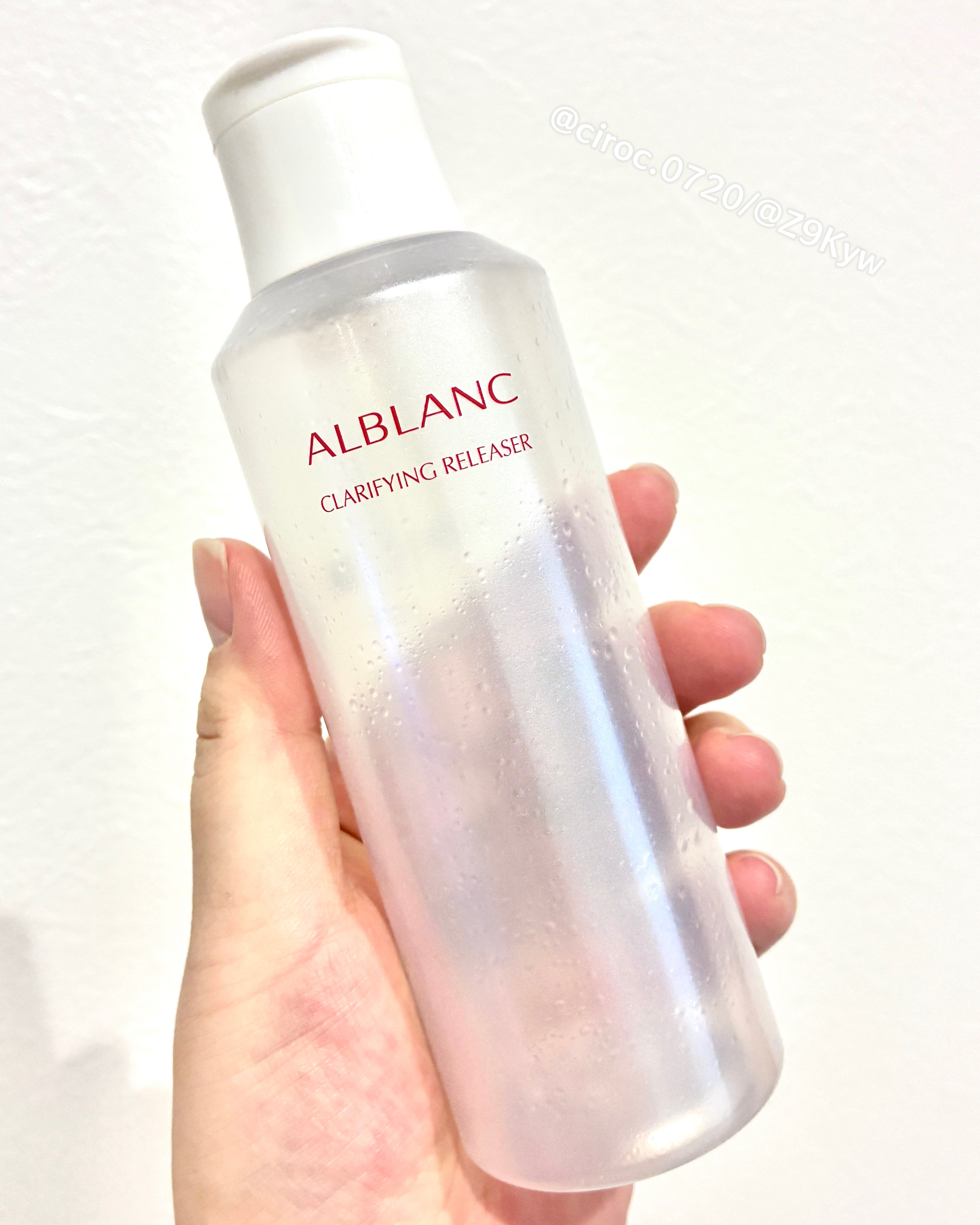 クラリファイイング リリーサー/ALBLANC/クレンジングウォーターを使ったクチコミ（2枚目）