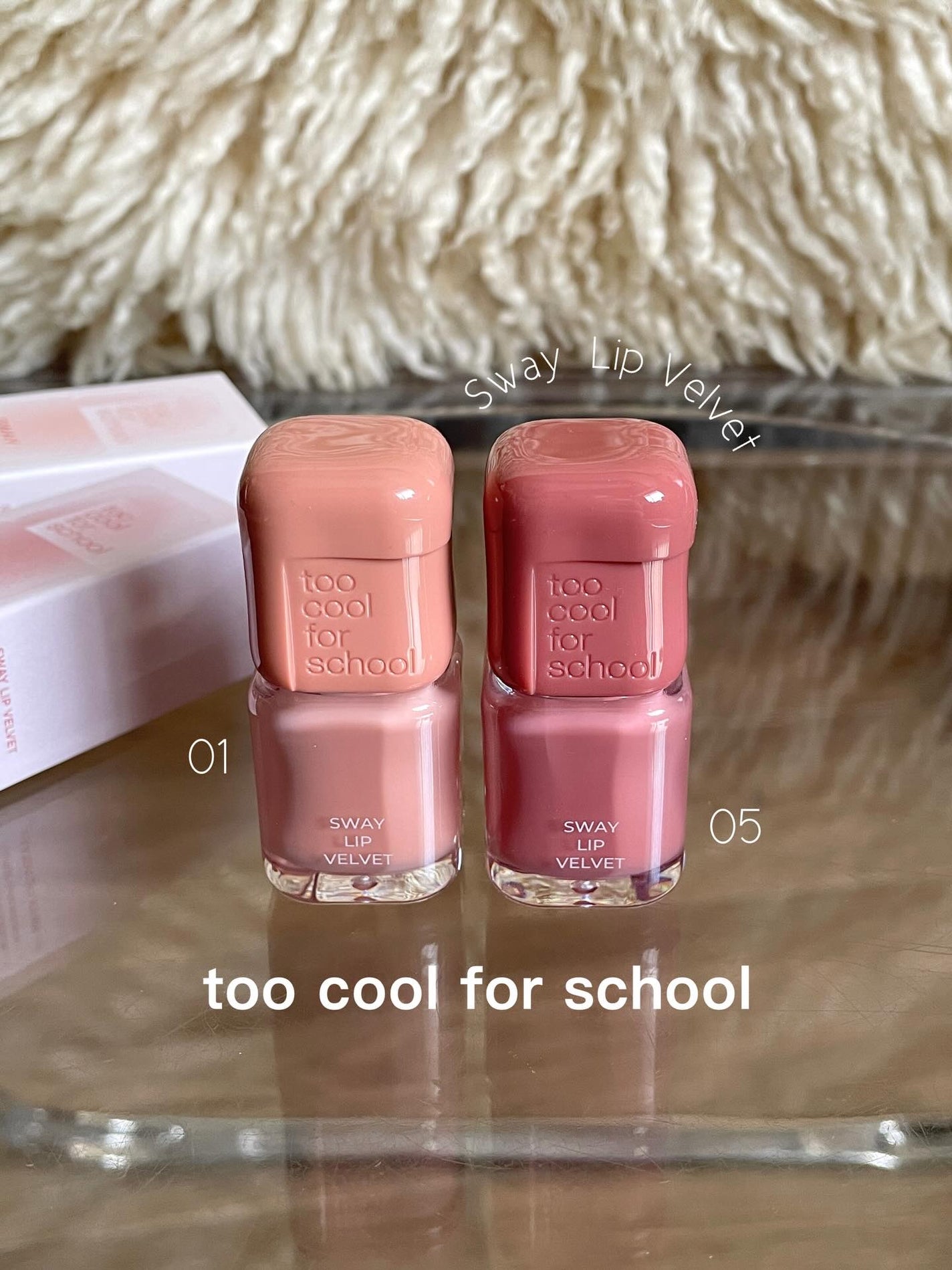 スウェイリップベルベット/too cool for school/リップティントを使ったクチコミ(1枚目)