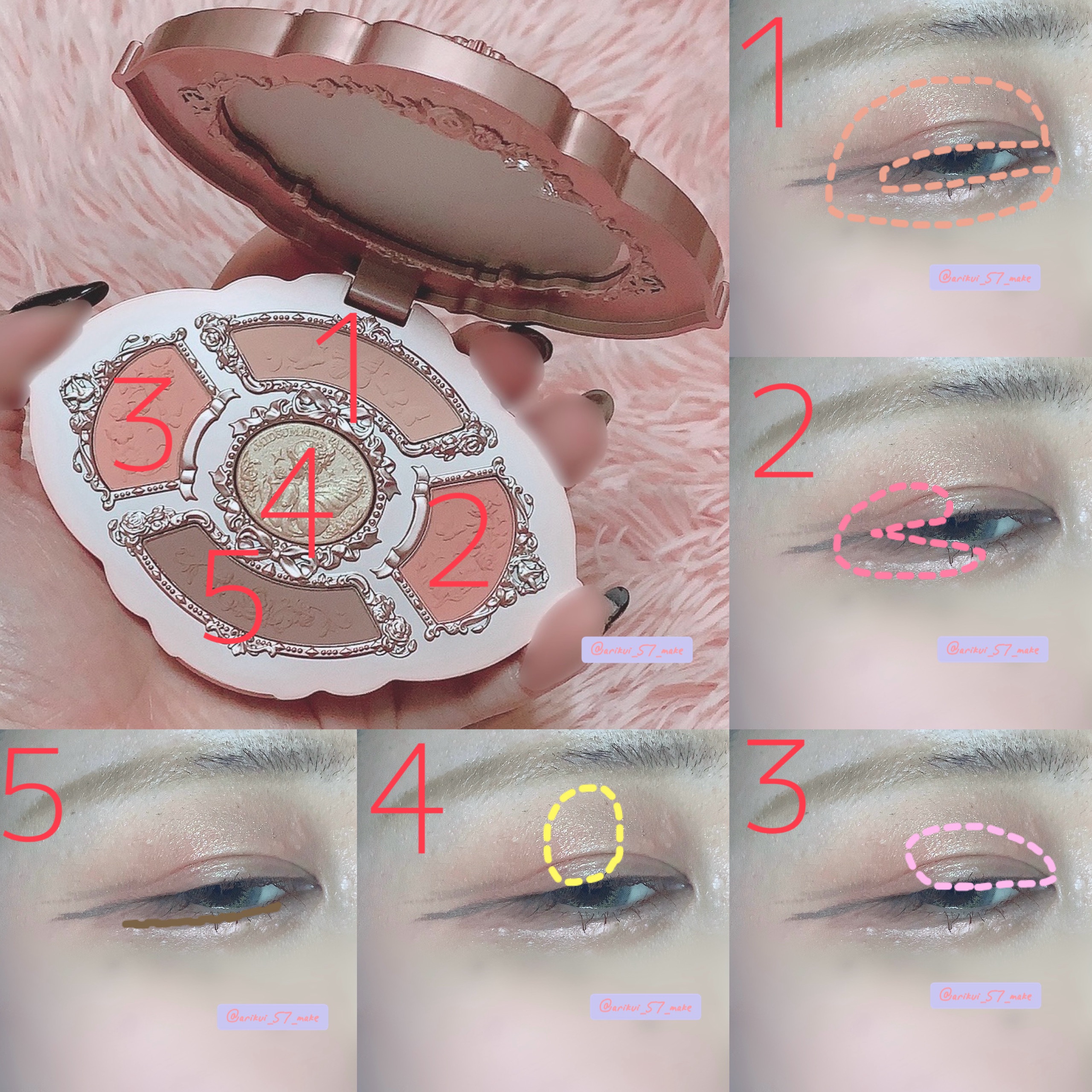 マルチブルーミングアイズ/K-パレット/スティックアイシャドウを使ったクチコミ（2枚目）