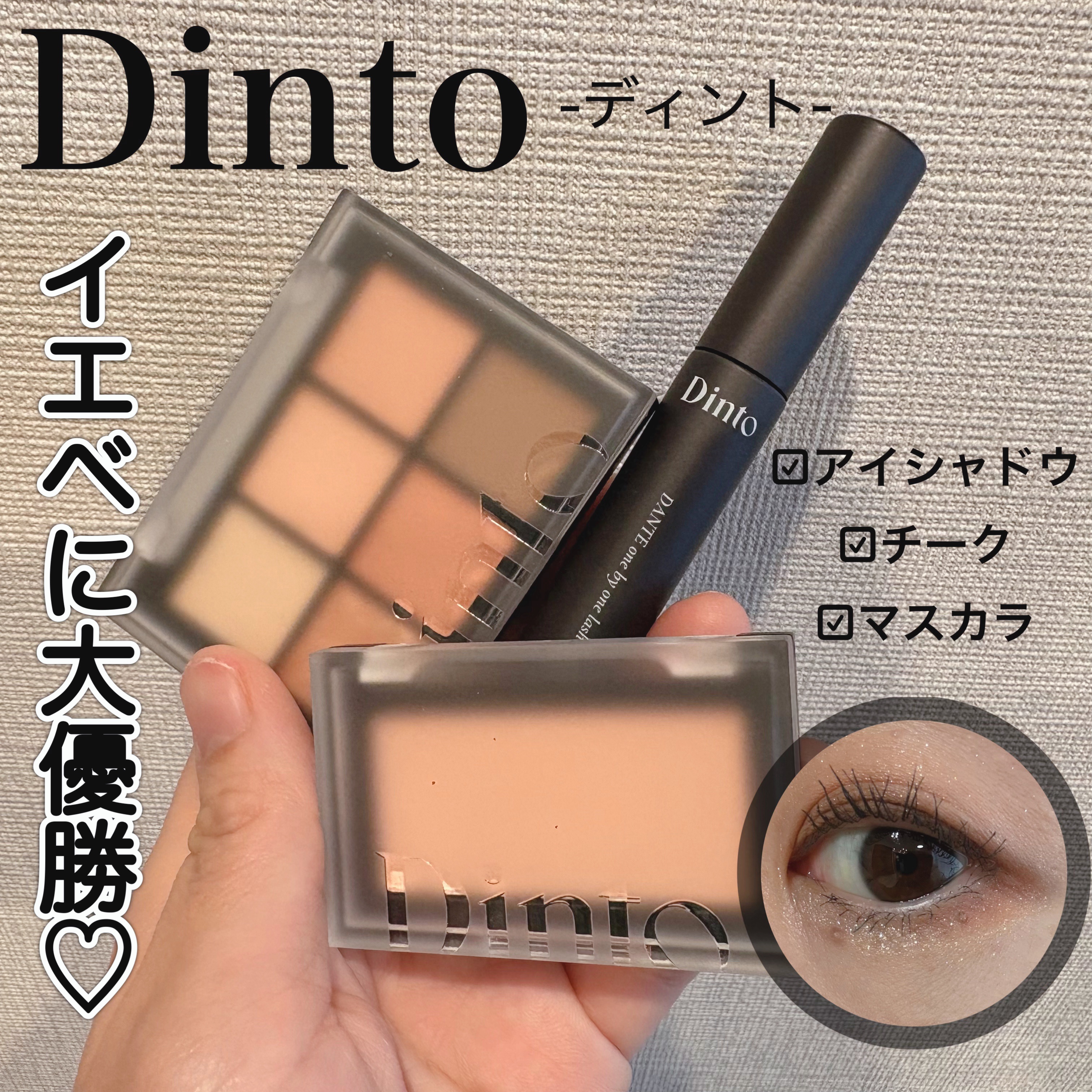 ブラーフィニシュシャドウパレット/Dinto/アイシャドウパレットを使ったクチコミ（1枚目）