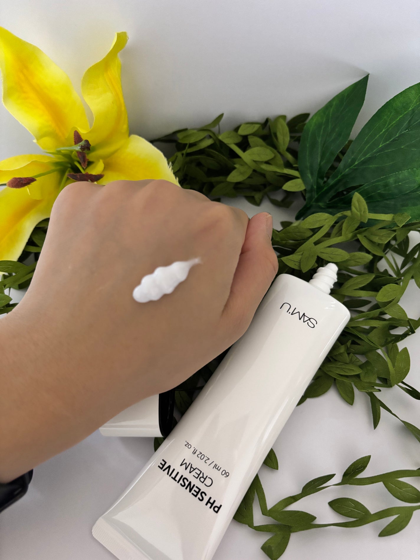 PHセンシティブクリームチューブ 60ml/SAM'U/フェイスクリームを使ったクチコミ(2枚目)