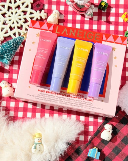 リップグロウィバーム ミニキット N/LANEIGE/リップケアを使ったクチコミ(2枚目)