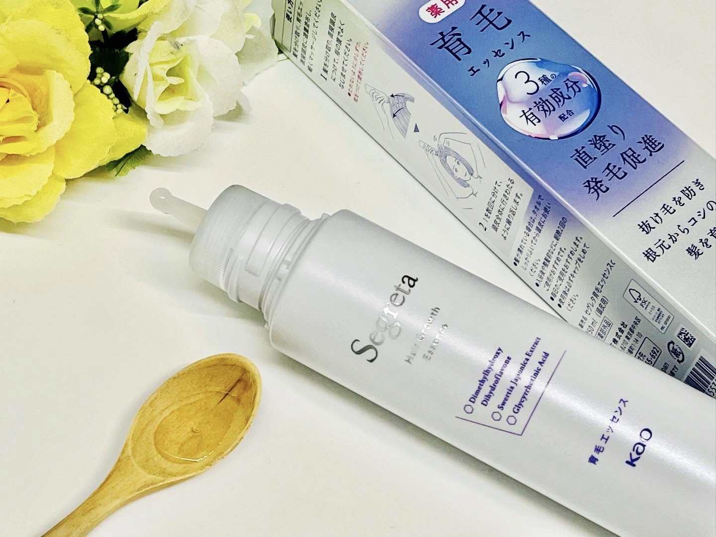 セグレタ 育毛エッセンス/花王/頭皮ローションを使ったクチコミ（3枚目）