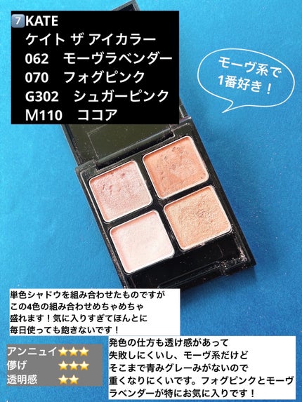 スキニーリッチシャドウ/excel/アイシャドウパレットを使ったクチコミ(7枚目)