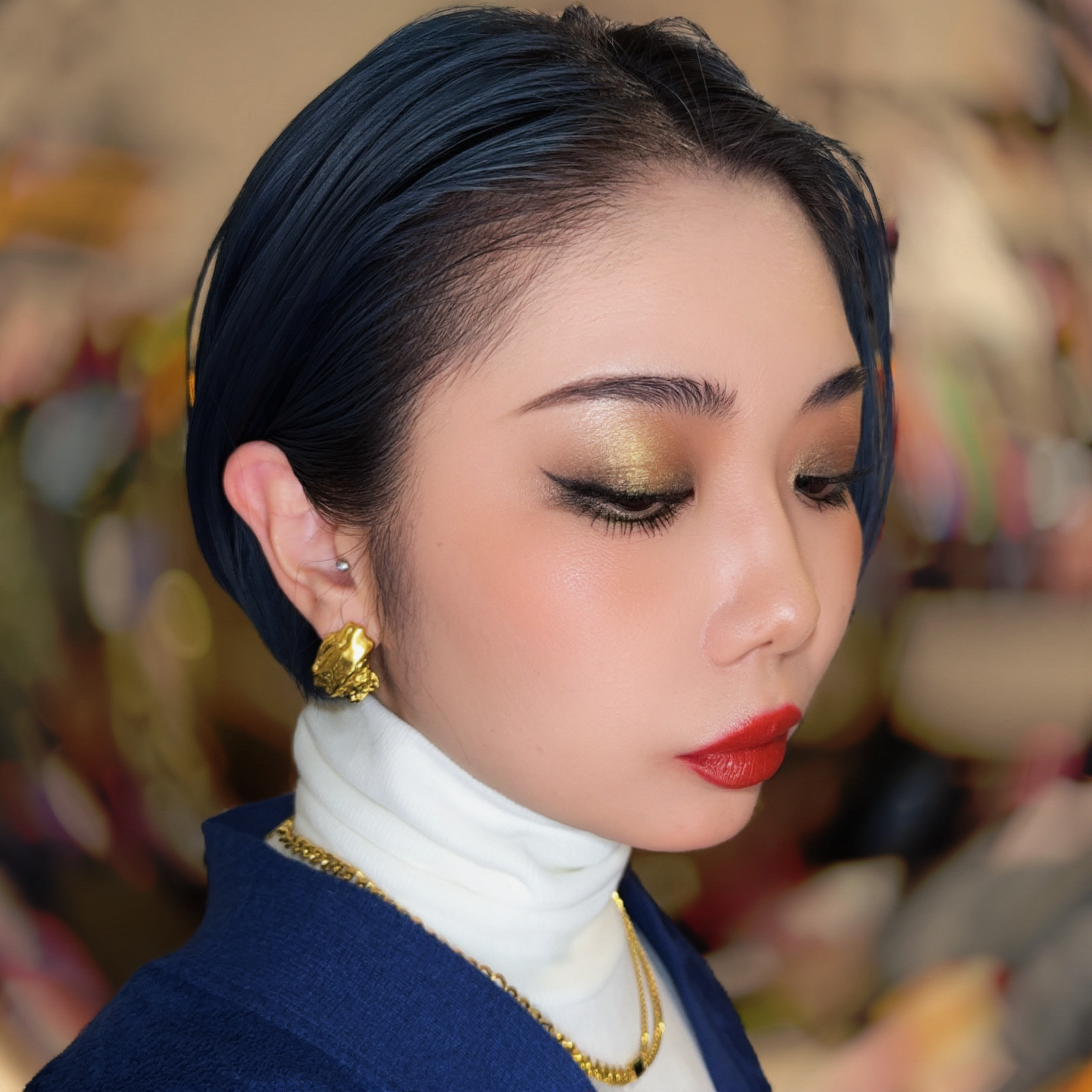 オールザットグリターズ ライトリフレクティング チークパレット /NARS/パウダーチークを使ったクチコミ（2枚目）